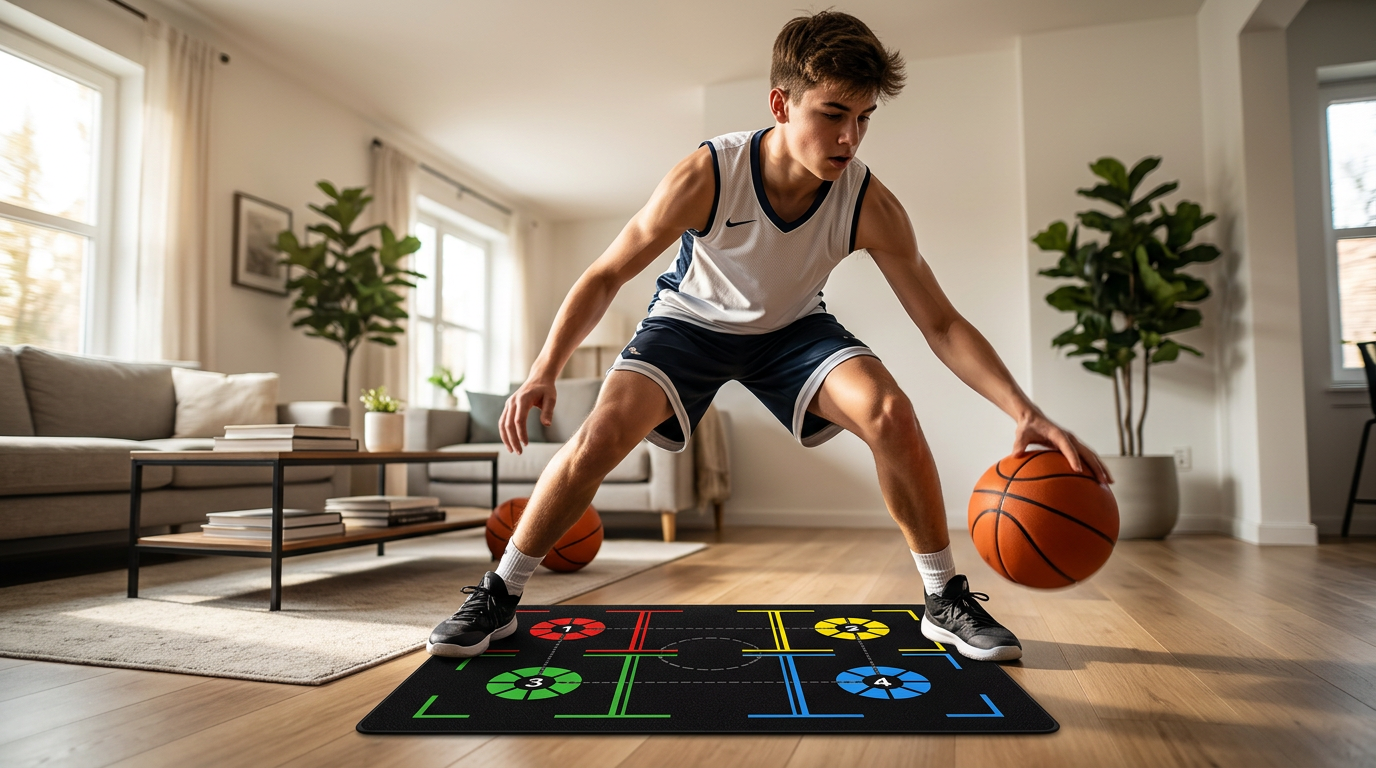 Joueur s'entraînant avec le Training Kit NoyzBall Academy